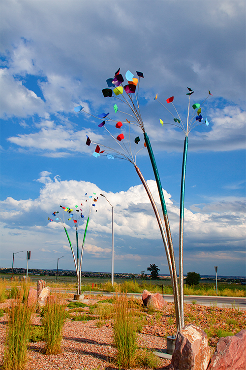 Aspen Grove metal tree