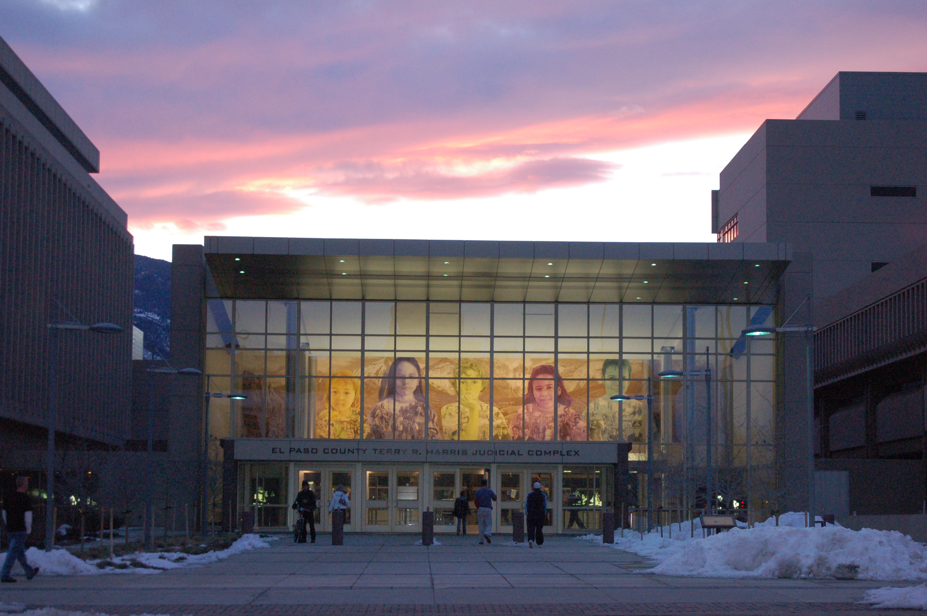 Colorful Colorad Mural at Judicial Complex