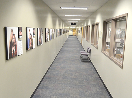Faces of the Fire hallway