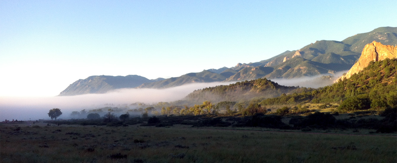 Foggy Garden of the Gods by Dave Patrick EPC staff