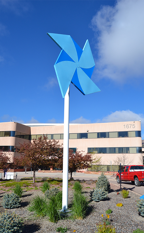 Pinwheel at CSC vertical photo