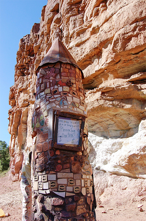 Rainbow Falls Kiosk by Concrete Couch vertical