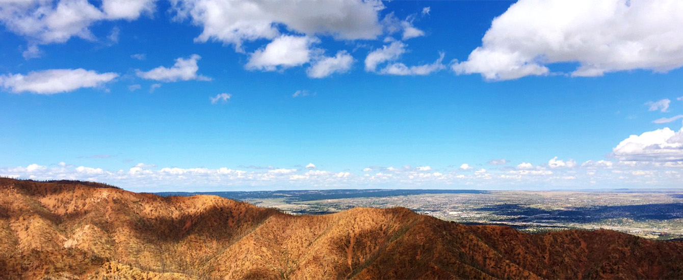 View from the mountains by Joe Letke EPC staff