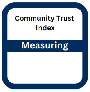 Community Trust Index Square A blue box indicating that Community Trust is still being measured