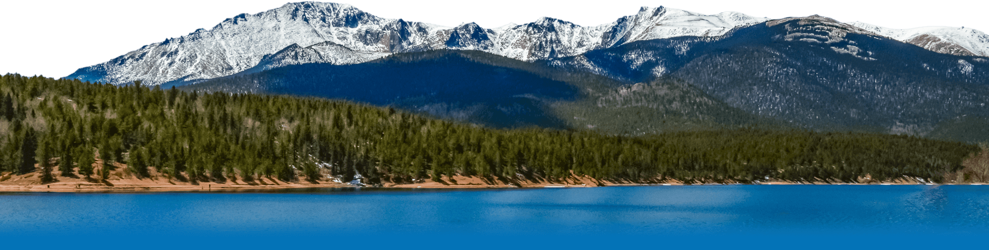 divider_mountain-thin_lowest Snow capped mountains with a lake in the valley.