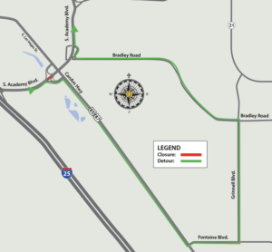 Detour map