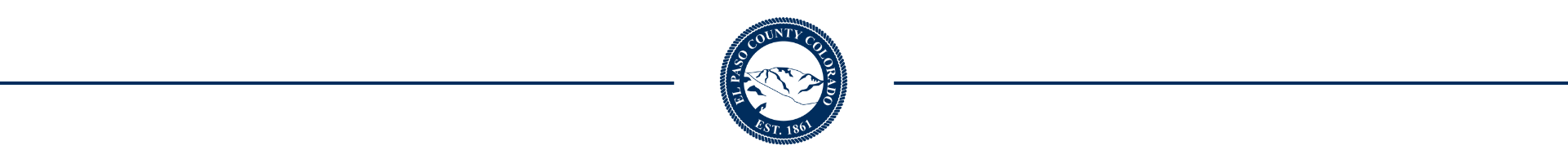El Paso County seal as a transparent header